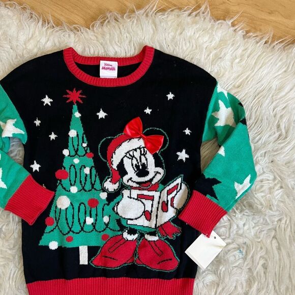 Disney Minnie Mouse Christmas sweater toddler 2T - Picture 8 of 8